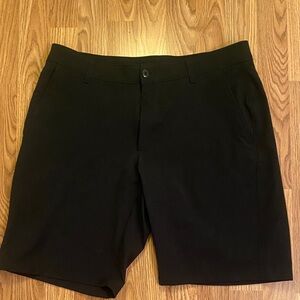 Under Armour Black Flat Front Men's Shorts